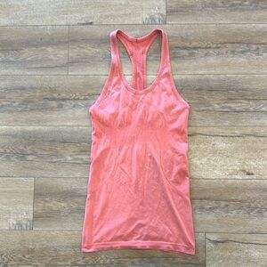 Lululemon Pink Racerback Tank Top Size 4